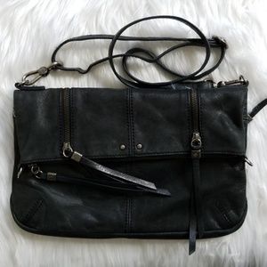 Multi-wear leather crossbody